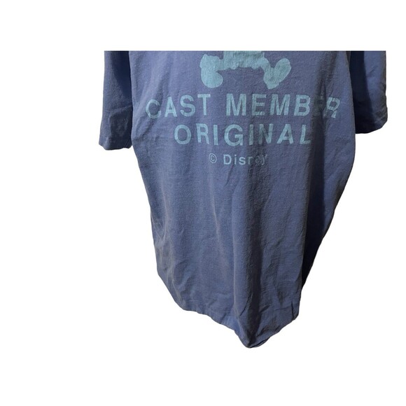 Vintage Disney Cast Member Original Mickey Mouse Blue T Shirt Size Large RARE - Picture 8 of 10